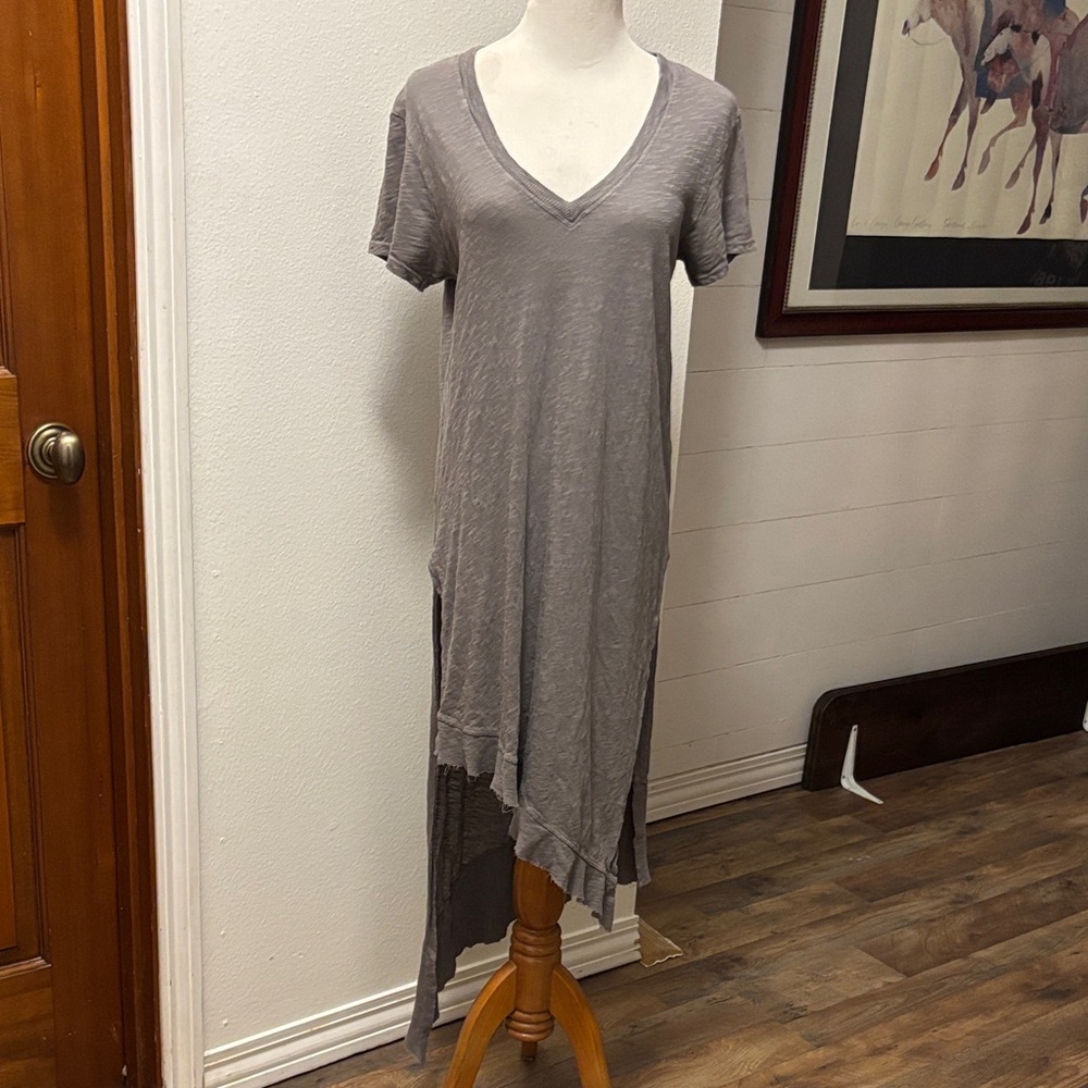 Asymmetrical Anthropologie Left of Center dress